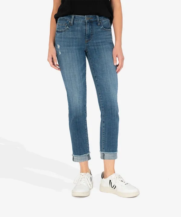 Amy Crop Straight Leg- Roll Up Fray-Intimate