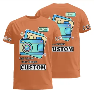 Custom T Shirts with Your Text Photo Logo Personalized T Shirts Custom Shirts Design Your Own Customized T Shirts