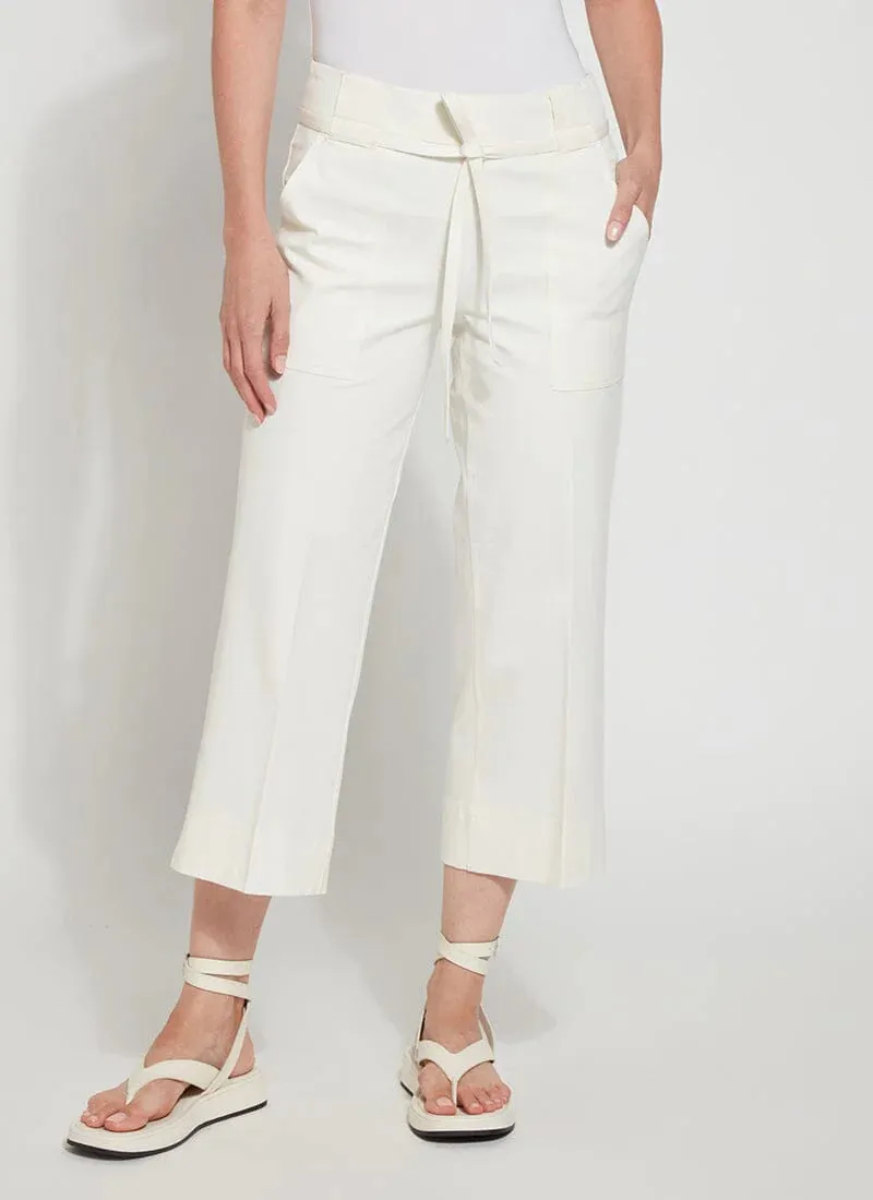 Hallie Cropped Wide Leg Pant